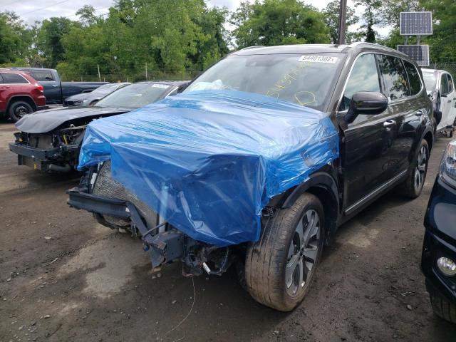 5XYP6DHC6MG186789 - 2021 KIA TELLURIDE BROWN photo 2