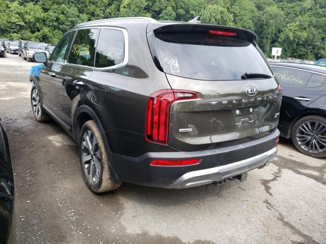 5XYP6DHC6MG186789 - 2021 KIA TELLURIDE BROWN photo 3