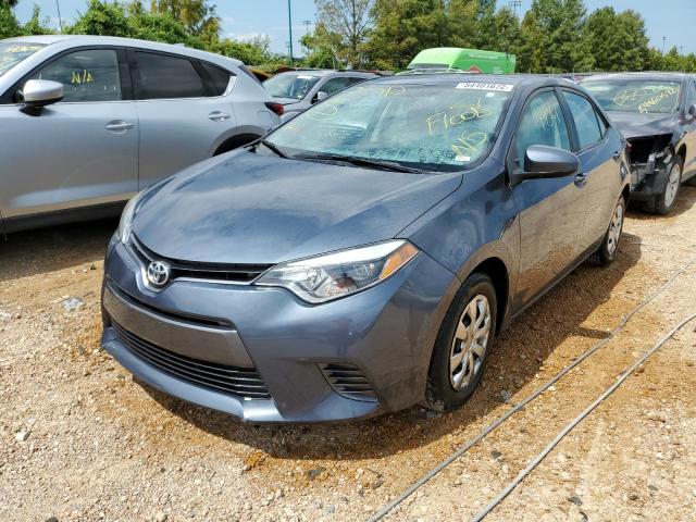 2T1BPRHE9GC482315 - 2016 TOYOTA COROLLA EC GRAY photo 2