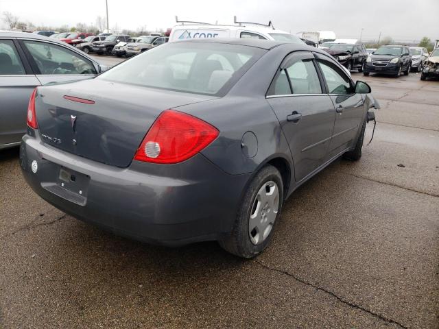 1G2ZF58B874272179 - 2007 PONTIAC G6 VALUE L GRAY photo 4