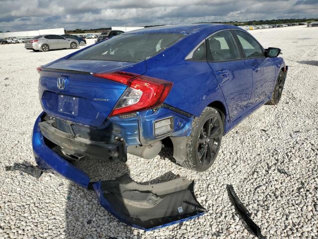 19XFC2F82LE022569 - 2020 HONDA CIVIC SPOR BLUE photo 4