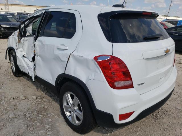 KL7CJKSBXLB017060 - 2020 CHEVROLET TRAX LS WHITE photo 3