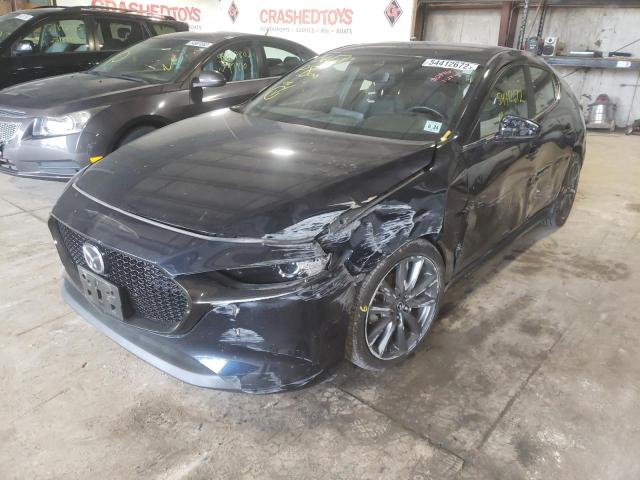 JM1BPAMM1K1135122 - 2019 MAZDA 3 PREFERRE BLACK photo 2