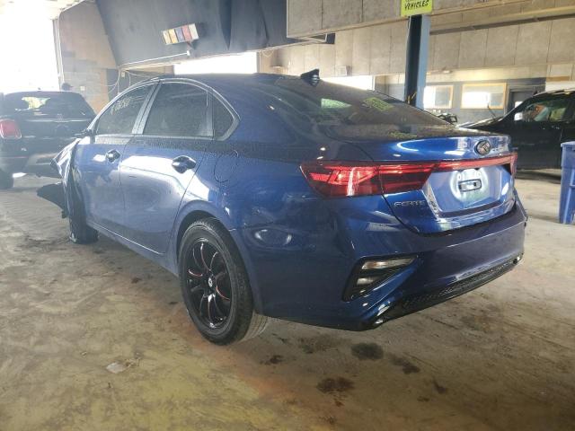 3KPF24AD6KE061568 - 2019 KIA FORTE FE BLUE photo 3