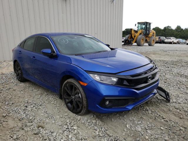 19XFC2F87LE008148 - 2020 HONDA CIVIC SPOR BLUE photo 1