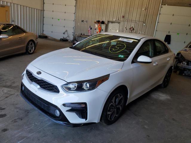 3KPF24AD9LE246618 - 2020 KIA FORTE FE WHITE photo 2