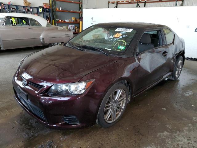 JTKJF5C7XD3050846 - 2013 TOYOTA SCION TC იასამნისფერი ფოტო 2