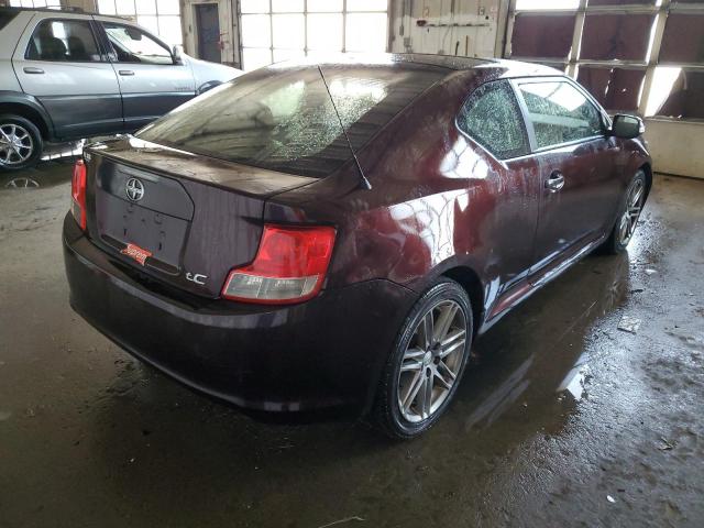 JTKJF5C7XD3050846 - 2013 TOYOTA SCION TC იასამნისფერი ფოტო 4