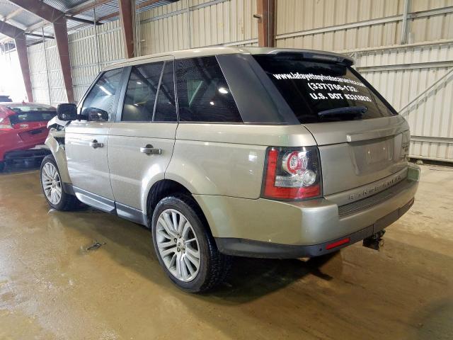 SALSK2D4XAA213005 - 2010 LAND ROVER RANGE ROVE GOLD photo 3