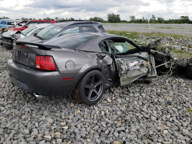 1FAFP42R73F410911 - 2003 FORD MUSTANG MA GRAY photo 4