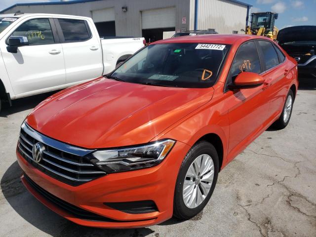 3VWCB7BU5LM001708 - 2020 VOLKSWAGEN JETTA S ORANGE photo 2