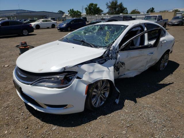 1C3CCCAB6GN133899 - 2016 CHRYSLER 200 LIMITE WHITE photo 2