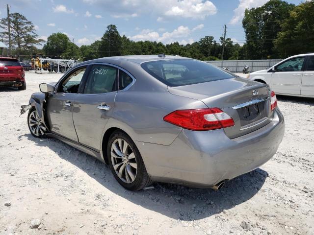 JN1BY1AR8DM603476 - 2013 INFINITI M37 X GRAY photo 3