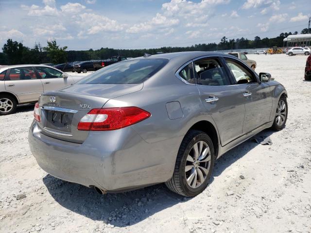 JN1BY1AR8DM603476 - 2013 INFINITI M37 X GRAY photo 4