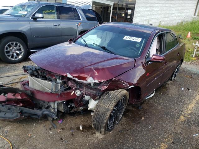 1G11C5SL5FF206879 - 2015 CHEVROLET MALIBU 1LT ბურგუნდია ფოტო 2