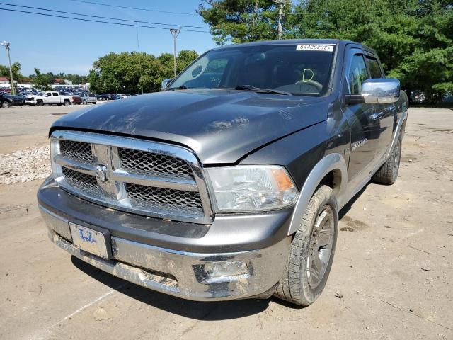 1C6RD7NT2CS271021 - 2012 DODGE RAM 1500 L GRAY photo 2