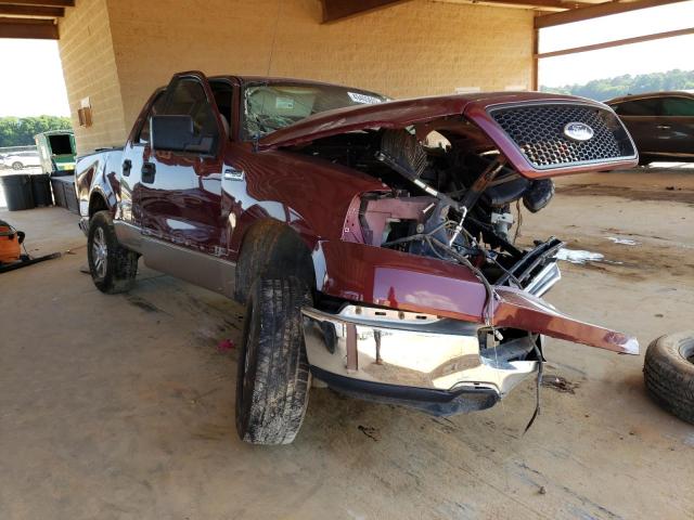 1FTPW125X5FB41917 - 2005 FORD F150 CREW MAROON photo 1