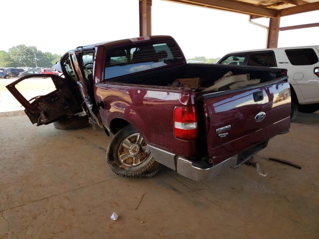 1FTPW125X5FB41917 - 2005 FORD F150 CREW MAROON photo 3