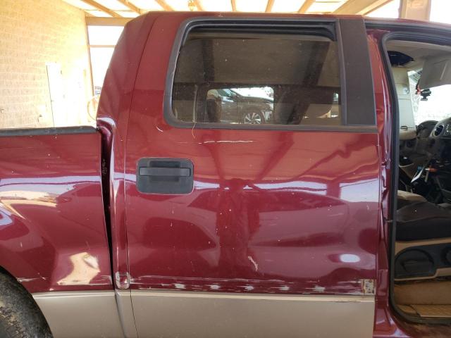 1FTPW125X5FB41917 - 2005 FORD F150 CREW MAROON photo 6