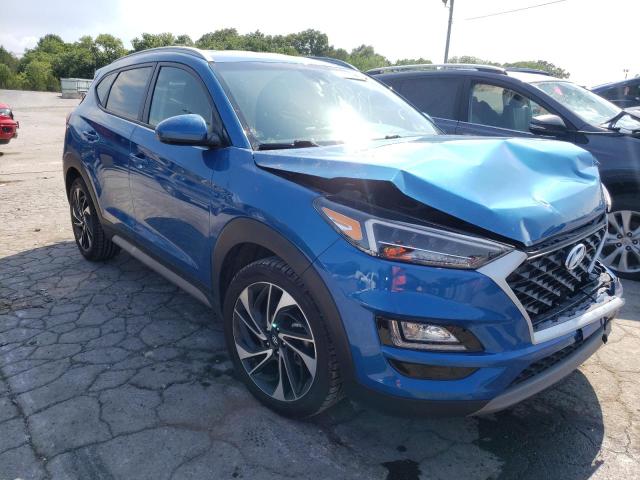 KM8J33AL3KU010731 - 2019 HYUNDAI TUCSON LIM BLUE photo 1