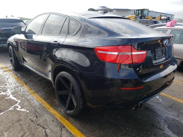 5YMGZ0C55CLK14682 - 2012 BMW X6 M BLACK photo 3