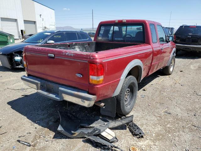 1FTCR15U1PPA89065 - 1993 FORD RANGER SUP RED photo 4