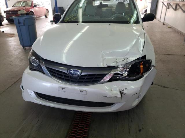 JF1GE61648H507640 - 2008 SUBARU IMPREZA 2. WHITE photo 9