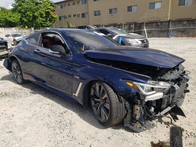 JN1FV7EK6KM360130 - 2019 INFINITI Q60 RED SP BLUE photo 1