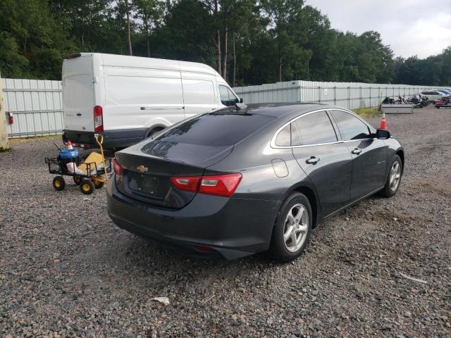 1G1ZB5ST4HF218112 - 2017 CHEVROLET MALIBU LS CHARCOAL photo 4