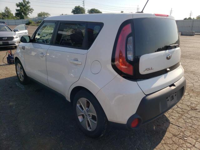 KNDJN2A28F7127208 - 2015 KIA SOUL WHITE photo 3