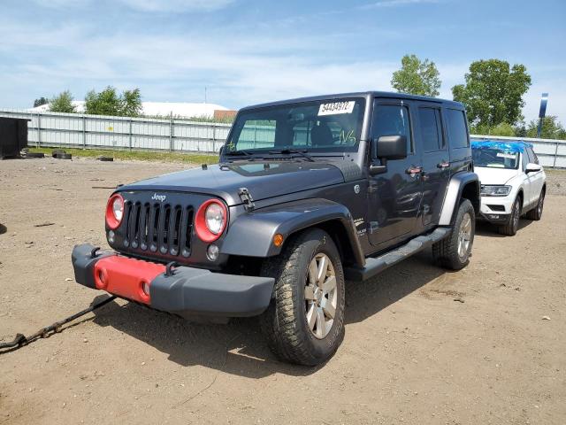 1C4BJWEG1EL210241 - 2014 JEEP WRANGLER UNLIMITED SAHARA  photo 2