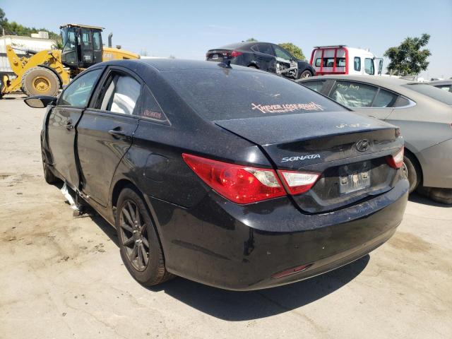 5NPEB4AC2DH616825 - 2013 HYUNDAI SONATA GLS BLACK photo 3