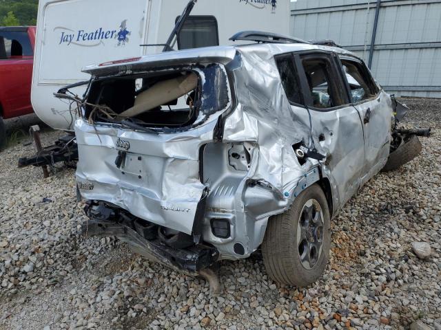 ZACCJBAB6HPG53508 - 2017 JEEP RENEGADE S SILVER photo 4