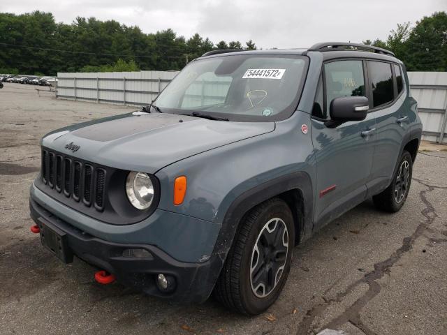 ZACCJBCT8FPC23918 - 2015 JEEP RENEGADE T TEAL photo 2