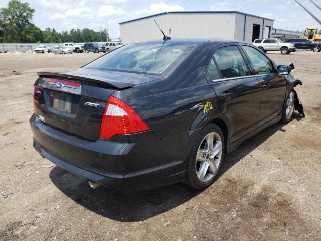 3FAHP0KC5CR198607 - 2012 FORD FUSION SPO BLACK photo 4