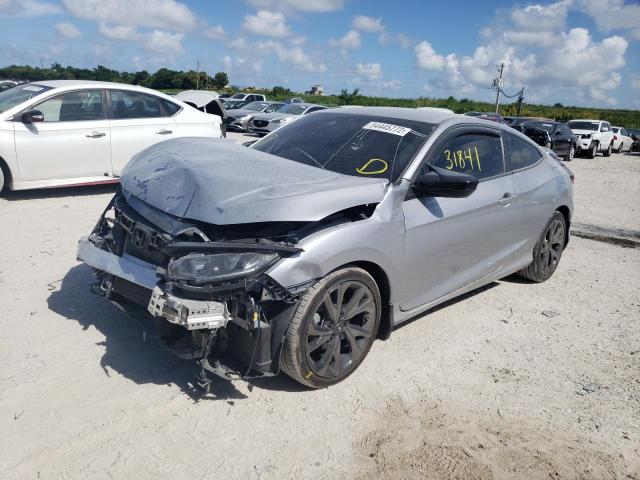 2HGFC4B80KH305977 - 2019 HONDA CIVIC SPOR SILVER photo 2