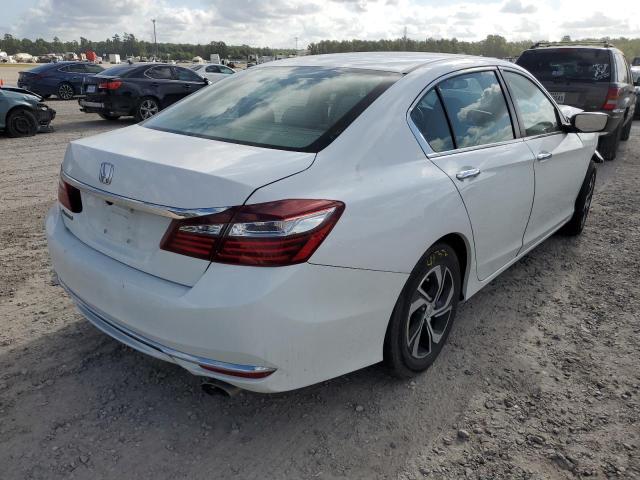 1HGCR2F3XGA246415 - 2016 HONDA ACCORD LX WHITE photo 4