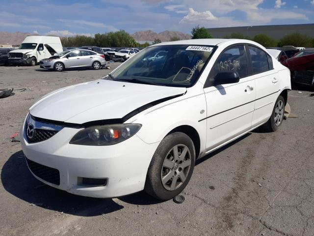 JM1BK32F771666525 - 2007 MAZDA 3 I WHITE photo 2