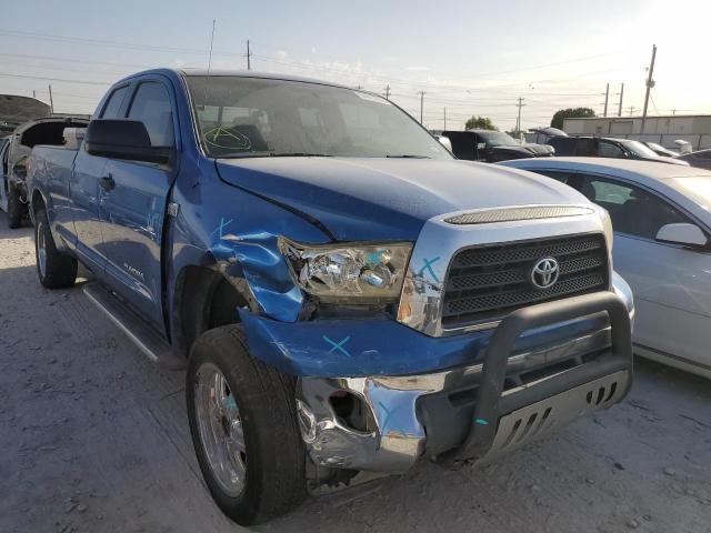 5TFSV54147X004323 - 2007 TOYOTA TUNDRA DOU BLUE photo 1