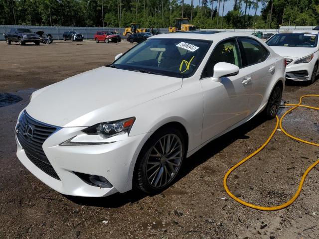 JTHBF1D29E5026100 - 2014 LEXUS IS 250 WHITE photo 2