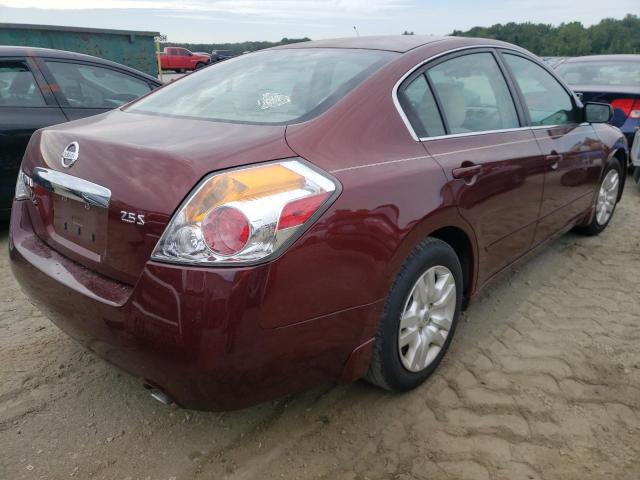 1N4AL2APXAC172061 - 2010 NISSAN ALTIMA BAS BURGUNDY photo 4