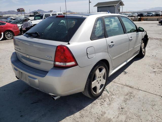 1G1ZW63116F147052 - 2006 CHEVROLET MALIBU MAX SILVER photo 4