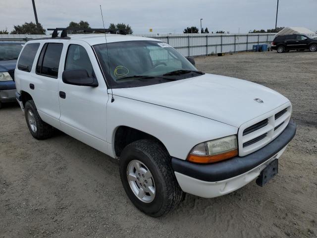 1B4HS28N11F584851 - 2001 DODGE DURANGO WHITE photo 1