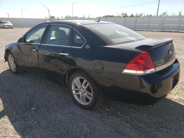 2G1WU583389256816 - 2008 CHEVROLET IMPALA LTZ BLACK photo 3