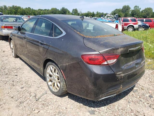 1C3CCCEG2FN610493 - 2015 CHRYSLER 200 C BLACK photo 3