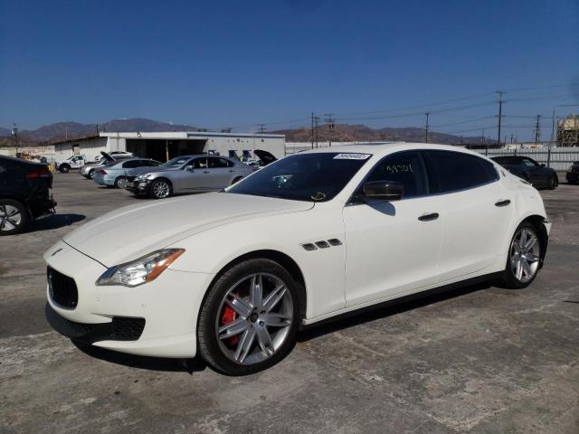 ZAM56RRA0E1078182 - 2014 MASERATI QUATTROPOR WHITE photo 2