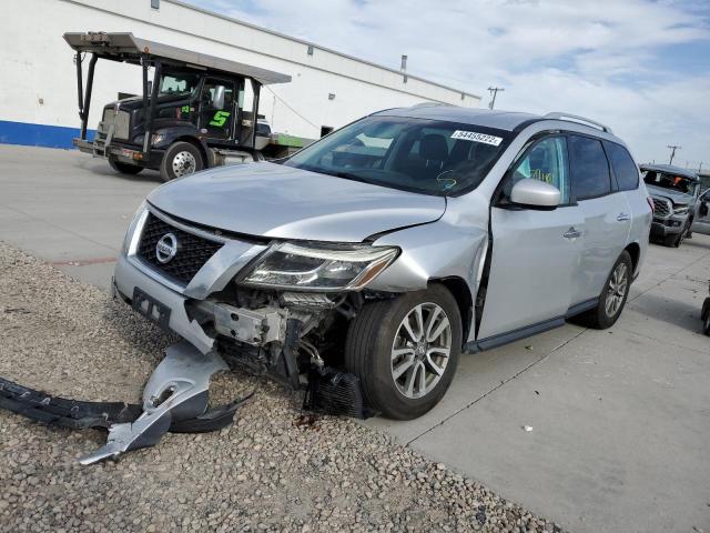 5N1AR2MM6DC672700 - 2013 NISSAN PATHFINDER SILVER photo 2