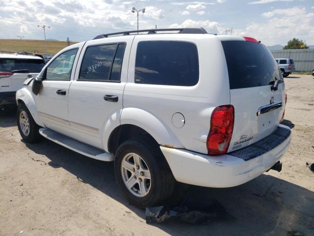 1D4HB58D45F574299 - 2005 DODGE DURANGO LI WHITE photo 3