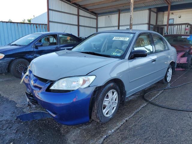 2HGES16384H****** - 2004 HONDA CIVIC DX V SILVER photo 2