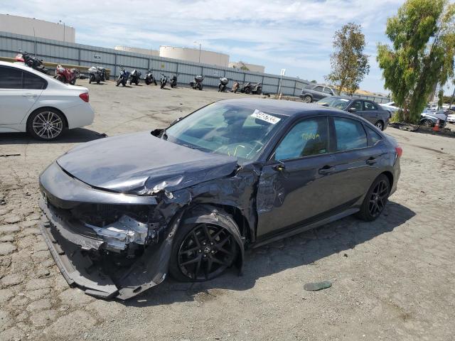 2HGFE2F53NH560495 - 2022 HONDA CIVIC SPOR GRAY photo 2